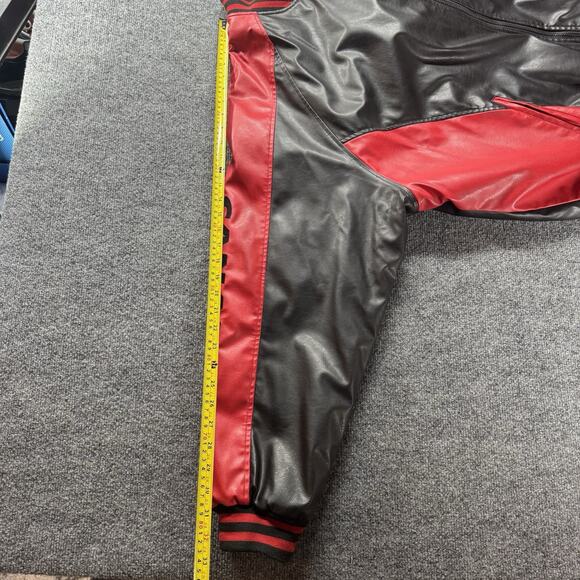 Vintage Steve And Barry’s Canada Hockey Leather Jacket Embroidered Size XXL - Picture 10 of 10